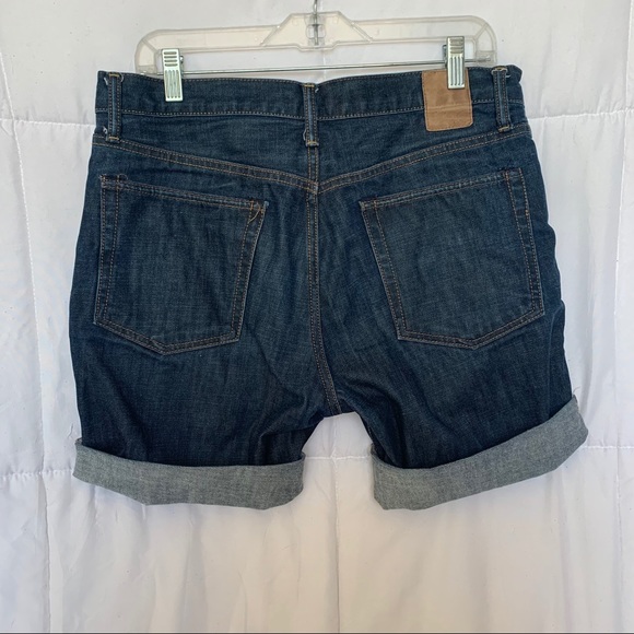 Gap Slim 1969 Cuffed Denim Jean Shorts - Picture 3 of 5